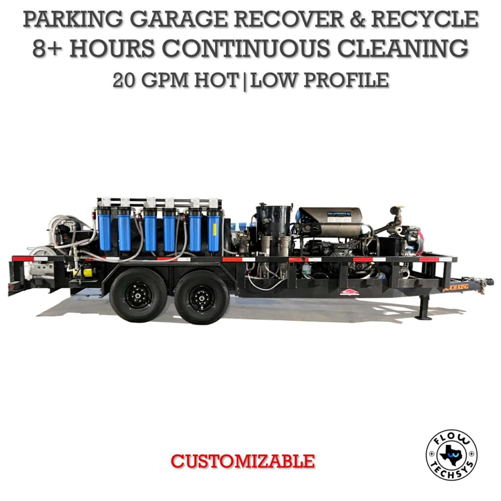 Hydra 20G8HL - Reclaim & Recycle - Powerful System for 8 Hours or More Continuous Cleaning Before Water Change