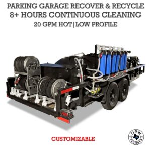 Hydra 20G8HL - Reclaim & Recycle - Powerful System for 8 Hours or More Continuous Cleaning Before Water Change