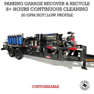 Hydra 20G8HL - Reclaim & Recycle - Powerful System for 8 Hours or More Continuous Cleaning Before Water Change
