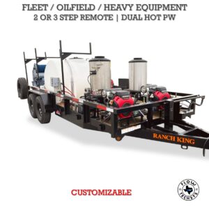 hygea 17grx3 complete hihg flow pressure washing rig with 2 or 3-step remote proportioner for oil&gas equipment, fleets