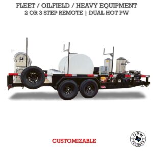 Hygea 17GRX3 - Complete Trailer Dual Hot 8.5 GPM 3-Step Remote Chemical Proportioner