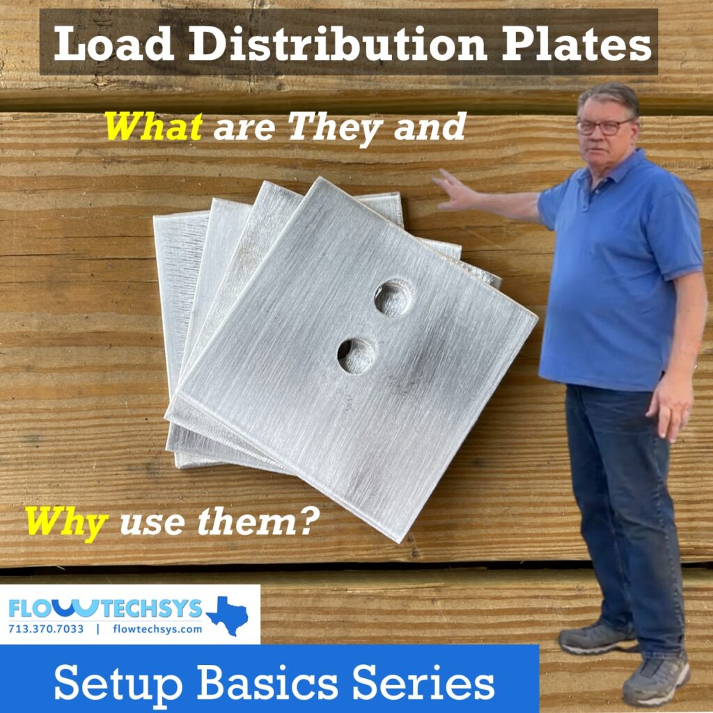 Aluminum 4X4" Mounting Load Distribution Plates - Set of 4