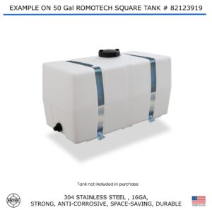 Bekyns Stainless Band Straps for 50 Gallon Romotech Square Tank # 82123919