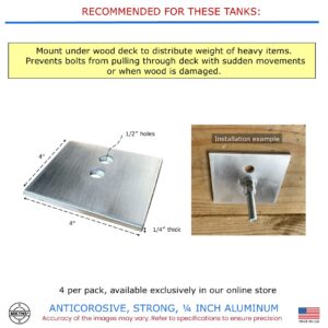 Bekyns Stainless Band Straps for 504, 525, 535, and 550 Gal Horizontal Leg Tanks - Universal Fit